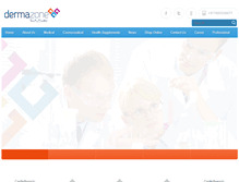 Tablet Screenshot of dermazone.net